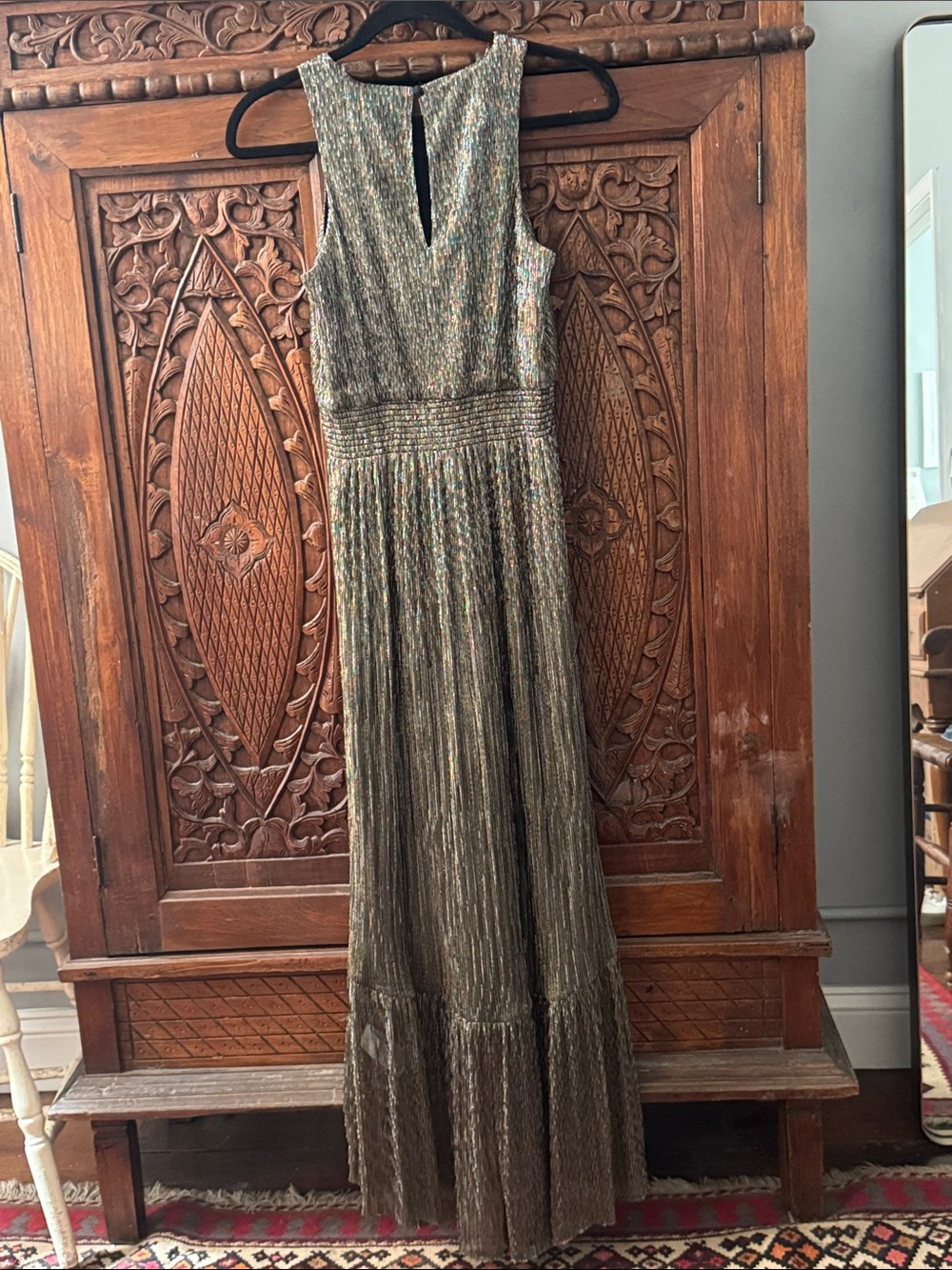 Banana Republic metallic evening dress. Size 0 - Picture 2 of 8